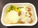 Alfredo meatballs with cheese
